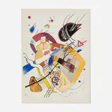 Wassily Kandinsky, Bonne humeur, 1923, lithograph in colors