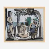 Pablo Picasso, Bacchanale, 1955, etching and aquatint on Richard de Bas