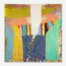 Stanley Boxer, Drifted Toss from a Faith, 1991, oil and mixed media on canvas