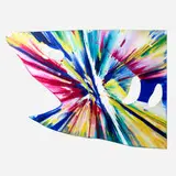 Shark Spin Painting by Damien Hirst, 2009, acrylic on paper, sold Sep 2022