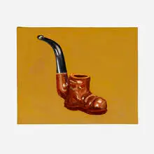 Richard Bosman, Magritte's Pipe, 2008, acrylic on canvas