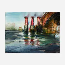 John Monks, Blackfriar's Bridge No. 2, 2006, oil on linen