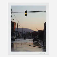 Production Still (Merchant's Row) by Gregory Crewdson, 2003, c-print, sold Sep 2022