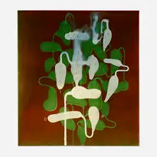 Graham Gillmore, Finishes I've Never Booked, 1999, oil and enamel on Masonite