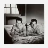 Kenneth Probst, Tattooed Twins, San Diego, gelatin silver print