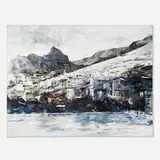 Balcomb Greene, River Town, 1963, oil on canvas