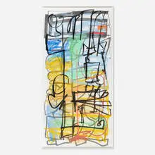 Aaron Garber-Maikovska, Untitled, 2016, ink and pastel on Archival Gator Board