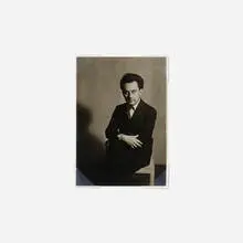 Self-Portrait by Man Ray, c. 1929, vintage gelatin silver print, sold Sep 2022