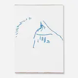 Richard Aldrich, Untitled (French Bangs), 2003, oil and wax on panel