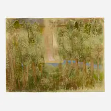 Irving Petlin, Burning Boat, 1983, pastel on paper