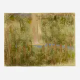 Irving Petlin, Burning Boat, 1983, pastel on paper