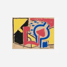 Ramstonev Cooperative, Abstraction, gouache on paper
