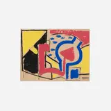 Ramstonev Cooperative, Abstraction, gouache on paper