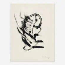Dora Maar, Untitle (Abstract Landscape, Luberon), c. 1955, gouache on paper