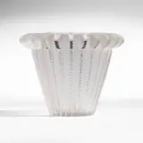 Royat vase by Lalique, clear and frosted glass, sold Jan 2026
