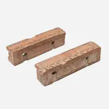 Frank Lloyd Wright, Architectural fragments from Francisco Terrace, Chicago, set of two, c. 1895-96, terracotta