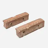 Frank Lloyd Wright, Architectural fragments from Francisco Terrace, Chicago, set of two