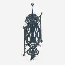 Simeon B. Eisendrath, Sullivanesque staircase baluster from the Plymouth Building, Chicago, c. 1899, painted cast iron