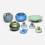 Fulper Pottery, Collection of eight works