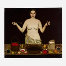 Ivan Lubennikov, флора (Flore), 1993, oil on canvas