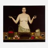 Ivan Lubennikov, флора (Flore), 1993, oil on canvas