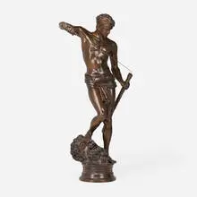 Antonin Mercié, David after the Battle