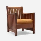 Armchair, model 408 by L. & J.G. Stickley, sold Jan 2026