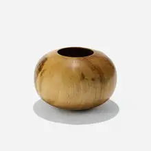 bowl by Ed Moulthrop, c. 1980, sugarberry wood, sold Sep 2016