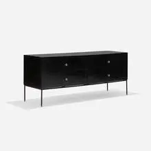 Planner Group cabinet by Paul McCobb, c. 1950, birch, enameled steel, aluminum, sold Sep 2016