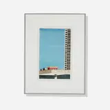 Robert Herrmann, The Bank, c. 1965, watercolor and ink on paper