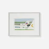 Robert Herrmann, American Airlines St. Louis, c. 1965, watercolor and pencil on paper