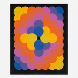 Herbert Bayer, Untitled, c. 1970, screenprint on paper