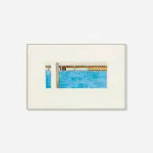 Robert Herrmann, Untitled, c. 1965, watercolor and pencil on paper