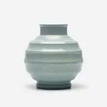 Keith Murray, vase, c. 1930, glazed stoneware