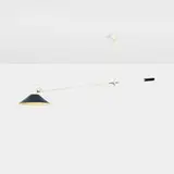 J.J.M. Hoogervorst, ceiling lamp, c. 1960, enameled steel, enameled aluminum