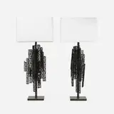 Marcello Fantoni, table lamps, pair