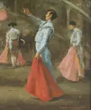 Raoul Millais, Untitled, oil on panel 25 x 20cm .