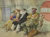 Thomas Downey, Untitled, watercolour 24 x 31cm