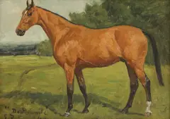 Untitled by George Paice, oil on canvas board 22.5 x 30cm, sold Oct 2020