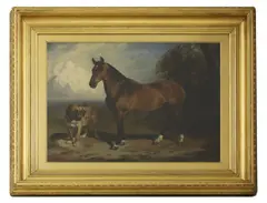 William Huggins, Untitled, oil on canvas 49 x 64cm Provenance: James Hargreaves of Blackburn