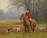 Frederick J Haycock, Untitled, oil on canvas 50.5 x 61cm .