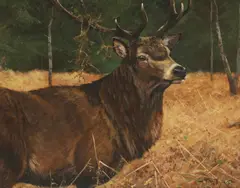 Untitled by John Trickett, oil on board 37.5 x 48cm ., sold Oct 2020