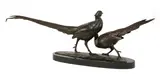 André Vincent Becquerel, Untitled, on a polished black marble plinth 116cm wide 20cm deep 38cm high .
