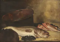G Humbert, Untitled, oil on canvas 46.5 x 65cm