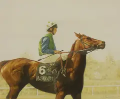 Alan Brassington, Untitled, watercolour 44.5 x 51.5cm .