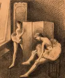 Moses Soyer, Back Stage