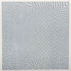 Spatial Concept IV by Roy Ahlgren, 1970, serigraph on paper, offered Feb 2021