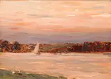Seascape by Al Bird, circa 1970, oil on board, offered Feb 2021