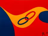 Friendship, 1974, color by Alexander Calder, lithograph on Arches paper, offered Feb 2021