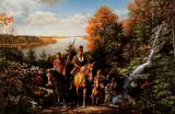 Robert Griffing, Tecumseh Guardian of The Ohio, 1997, offset